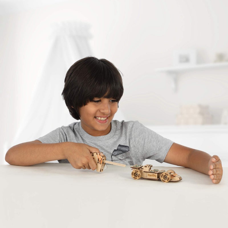 Smartivity Speedster 3D Wooden Model Engineering STEM Learning Toy for Kids Ages 6 and Up - Image 3